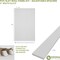 Ekena Millwork 94H x 1/2T Adjustable PVC Slat Wall Panel Kit w/ 3W Slats, Unfinished contains 15 Slats SWP60X94X0500UN - alternate 3